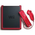 Console Nintendo Wii mini rouge + T�l�commande Wii Plus rouge + Manette Nunchunk Wii - rouge + Alimentation pour Wii + C�ble AV pour Nintendo Wii + Capteur pour Wii+ Prise P�ritel pour wii