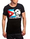 Logoshirt Che Guevara - Cuban Flag - Tee-shirt mixte adulte - Noir - XL