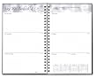 House of Doolittle Academic Weekly Planner, Black Assignment Book for Students which is 5 x 8 Inch, Recycled and Made in the USA (HOD27502)