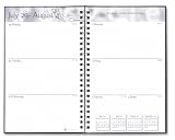 House of Doolittle Academic Weekly Planner, 13 Months August 2011 to August 2012, Black Assignment Book for Students, 5 x 8 Inch, Recycled, Made in the USA (HOD27502)