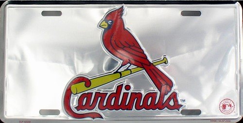 LP - 642 St Louis Cardinals Premium Chrome License Plate - 50058