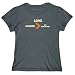 T-Shirt Womens Dark Silver " Love Goldendoodle > My Girlfriend " Dogs