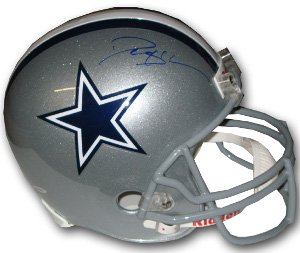 Deion Sanders signed Dallas Cowboys Replica Mini Helmet- UDA Hologram