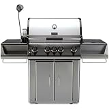 Vermont Castings Signature Series 4Burner Propane Grill With Side Burner, Back Burner. Rotisserie VCS423SSP