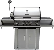 Big Sale Vermont Castings Signature Series 4Burner Propane Grill With Side Burner, Back Burner. Rotisserie VCS423SSP