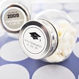 Hats off to You Graduation Candy Jars - Baby Shower Gifts & Wedding Favors (Set of 48)