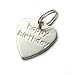 Sterling Silver Ruff & Tumbal HAPPY BIRTHDAY solid heart charm in collectable box