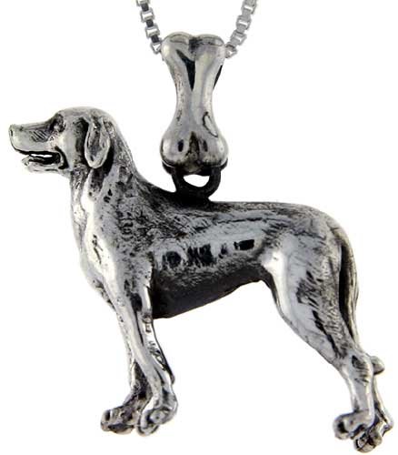 Sterling Silver Labrador Retriever Dog Pendant ? Sterling Silver Labrador Retriever Dog Pendant ?