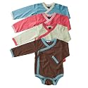Baby Soy All-Natural Long Sleeve Kimono Bodysuit