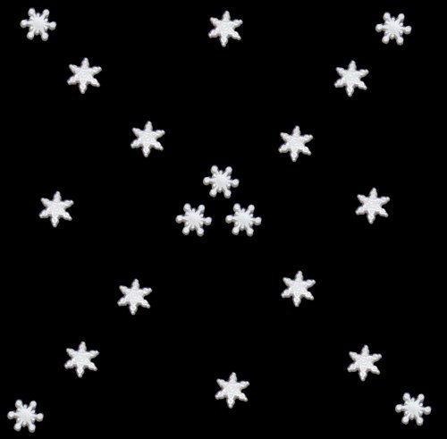Dress It Up Buttons Tiny Collection - Pearl Snowflakes