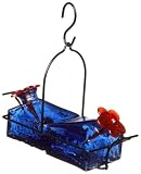 Basketweave 2 Hummingbird Feeder Blue