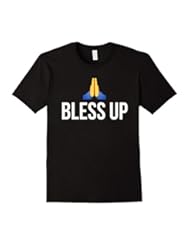 Apparel: Bless Up T-shirt - Male Large - Black - BuzzTshirt