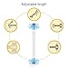 CHICOO Premium Quality Adjustable Multi Use Child Safety Strap Locks - Latches, Blue & White, No Tools and Drilling Required