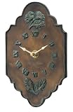 Hen-Feathers 73370HWCB 7-1/4-Inch High by 4-1/4-Inch Wide by 1-1/2-Inch Deep Boutique Thistle Clock