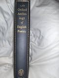An Oxford Anthology of English Poetry