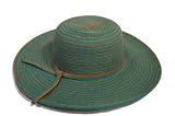 Natural Striped Heavy Straw Hat