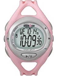 Timex Womens T5K046 Pink Ironman Sleek iControl Resin Strap Watch