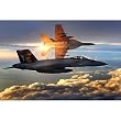 F/A-18 Super Hornets (Flying in Sunlight) Art Poster Print - 11x17