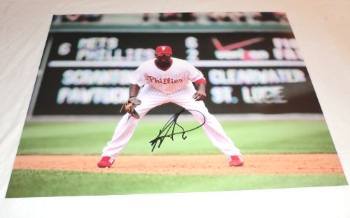 Ryan Howard Autographed Philadelphia Phillies 11x14 Photo, Philadelphia Phillies, World Series Champion