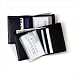 Two Fold Wallet in Black Leather: Florentine Napa