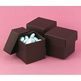 Review Yacanna  / Espresso Gift Box Style Favor Boxes (Pack of 25)