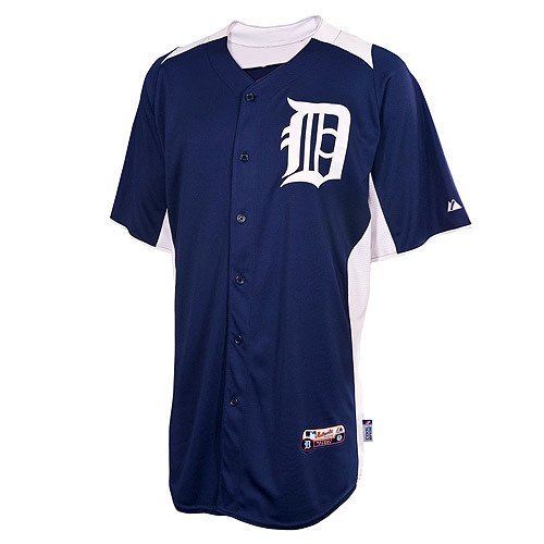 Detroit Tigers 2012 COOL BASE Home Batting Practice Jersey - Large