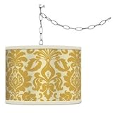 Stacy Garcia Lemongrass Florence Giclee Plug-In Swag Chandelier