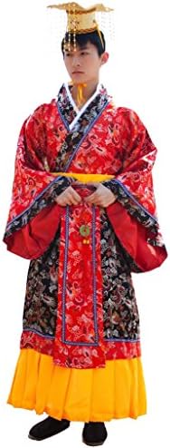Chinese Ancient Costume Men's&amp;Boy's Emperor Dress Halloween Cosplay