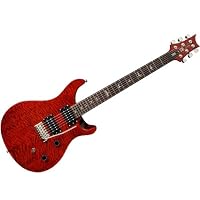 PRS SE 25th Anniversary Custom 24 w/Birds (Scarlet Red)