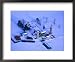 Farm Yard and Buildings Blanketed in Heavy Snow, Near Stratford, Ontario, Canada Styles Framed Art Poster Print by Jim Wark, 22x18