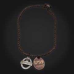 Guinness Label Leather Necklace