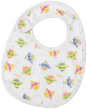 Sock Monkey Faces Printed Infant Bib