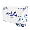 Facial Quality Toilet Tissue, Two Ply, 3 4/5 x 4 1/2, White, 96 Rolls/Carton (WNS2240) Category: Regular Roll Toilet Paper