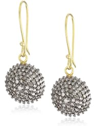 Jordan Alexander Pave Diamond Half-Ball Earrings