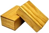 41v1mnyEhkL. SL160  Yoga Direct New Zealand Pine Wood Yoga Block, 4 Inch