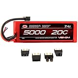 Venom 20C 2S 5000mAh 7.4V LiPO Hard Case - UNI