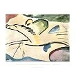 (22x28) Wassily Kandinsky Man On A Horse Poster Art Print