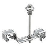 白幡 ステンレス バネ式吊金具 エスロン用(樋V300・270L・150用・生地) (1個) TK-07S