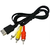 NEW PAL SEGA DREAMCAST HIGH QUALITY AV COMPOSITE RCA DISPLAY CABLE scart UK EUR