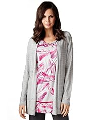 Per Una Open Front Pointelle Cardigan