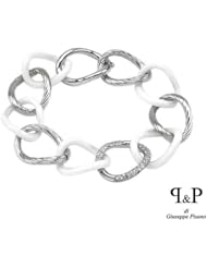 Genuine P&P Silver By Giuseppe Pisano (TM) Bracelet. P&P Silver By Giuseppe Pisano Cubic Zirconia Bracelet - Material/Stone: Cubic Zirconia. 45.5 grams in weight and 0 inches in length. 100% Satisfaction Guaranteed.