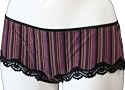 Ted Baker Striped Hipster Shorts Purple Mix