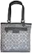 Women's Coach Purse Handbag Penelope Signature Lunch Tote White/Grey