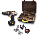 TKTool BCD180214 14.4-Volt Cordless Variable-Speed Power Drill/Driver Kit