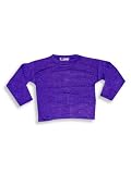 Private Label - Girls Long Sleeved Knit Sweater, Purple