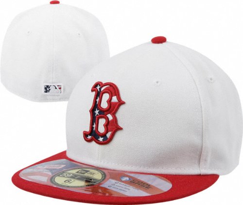 Boston Red Sox 2010 Authentic On-Field Stars and Stripes 59FIFTY Fitted Hat