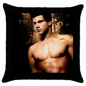 Throw Pillow Case Black of Twilight Jacob Black