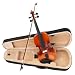 Maple Wood 4/4 Violin with Bow, Free Case, and Accessories