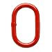 Campbell CO-7 Grade 80 Cam-Alloy Oblong Master Link, Painted Red, 2" Diameter, 102600 lbs Load Capacity