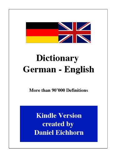 Textbook - Dictionary German - English (German Edition)